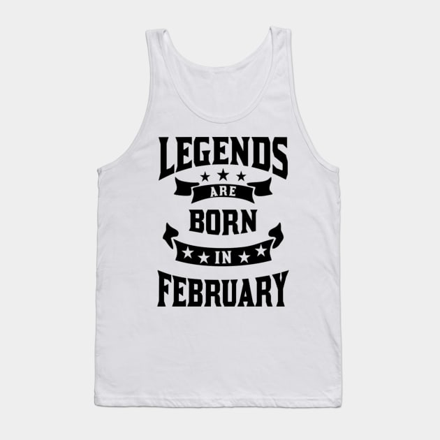 February Birthday Tank Top by FabRonics